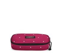 Eastpak, ovale, a pois, colore: vinaccia, colore: argento