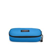 ASTUCCIO eastpak OVAL SINGLE tinta unita VIBRANT BLUE portapenne con zip AZZURRO