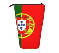 Astuccio espandibile con bandiera portoghese, in tessuto Oxford multi-design, altezza regolabile, borsa cosmetica multiuso