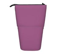 Astuccio espandibile per matite con supporto in tinta unita, tessuto Oxford multi-design, altezza regolabile, borsa cosmetica multiuso