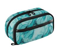 Astuccio estetico in marmo turchese, finestra in PVC trasparente, facile da pulire