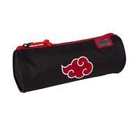 Astuccio Gamer Case Naruto Cloud - Portatutto Rotondo con Scomparto di Grandi Dimensioni - Interno Foderato - Dettagli Ricamati - Cerniera con Impugnatura Ergonomica - 8 × 22 × 8 cm - Toybags