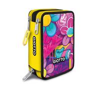 Astuccio Giotto collezione Young Street 3 Zip in 3 fantasie assortite - F953900