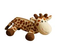 Astuccio Giraffa in Peluche 25 cm con chiusura lampo morbida ideale per scuola bambini o ufficio
