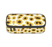 Astuccio grande a righe con tartaruga etnica per ragazze e ragazzi, astuccio estetico con scomparti multipli per adulti, organizer per cancelleria da ufficio, pratico per bambini, adolescenti, donne,