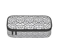 Astuccio grande a righe con tartaruga etnica per ragazze e ragazzi, astuccio estetico con scomparti multipli per adulti, organizer per cancelleria da ufficio, pratico per bambini, adolescenti, donne,