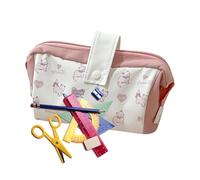 Astuccio grande - astuccio ad alta capacità - organizer per cancelleria, righello, contenitore multifunzionale per pittura, diario, marcatura, viaggi, pendolarismo, rosa, Refer to description, Unisex