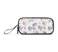Astuccio grande capiente per studenti universitari e bambini, astuccio per matite elementare multifunzionale chic unicorni