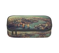 Astuccio grande con campo da golf, per ragazze e ragazzi, astuccio estetico con scomparti multipli per adulti, organizer per cancelleria da ufficio, pratico per bambini, adolescenti, donne, uomini,