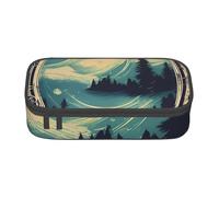 Astuccio grande con scritta in inglese "Not All Who Wander are Lost 1", per adolescenti, per scuola, università, viaggi d'affari