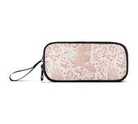 Astuccio grande in nylon con colomba rosa dorata per ragazzi astuccio ad alta capacità per ragazze adolescenti cancelleria per ragazzi universitari