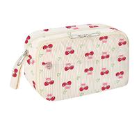 Astuccio grande in velluto a coste con custodia con cerniera per forniture scola