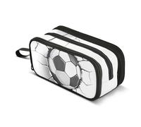 Astuccio grande per matite, grande capacità, portapenne con 3 scomparti, motivo "Breaking The Wall", per scuola, ufficio, cancelleria, trucchi, organizer per studenti, ragazze, ragazzi, donne, uomini