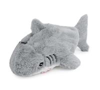 Astuccio Grigio Squalo Da 1 Pezzo, Simpatico Astuccio Squalo Con Cerniera, Borsa Di Cancelleria In Peluche, Borsa Grande, Borsa Multiuso