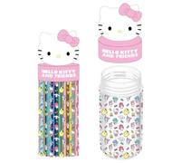 Astuccio Hello Kitty and Friends unisex per bambini, taglia unica, 1 scomparto cilindrico con coperchio, leggero e resistente, ideale per la scuola e il ritorno a scuola