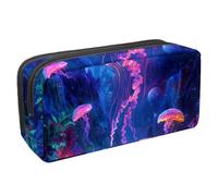 Astuccio impermeabile di grande capacità con cerniera, astuccio per cancelleria misterioso con stelle, astuccio per penne, organizer per adolescenti, ragazze, adulti, studenti, Multicolore 6., Taglia