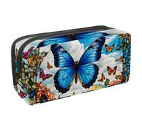 Astuccio impermeabile di grande capacità con cerniera, cielo notturno, stelle, cancelleria, portapenne, organizer per adolescenti, ragazze, adulti, studenti, Multicolore 3, Taglia unica, Astuccio
