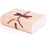 Astuccio in legno di lamiera rettangolare 15 x 11 x 3,7 cm.