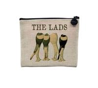 Astuccio in lino - Collezione Parodia Series Marca Videogiochi film Mash up scherzo umoristico - Astuccio trucco in tela effetto lino - Astuccio da toilette - Portamonete, The Lads, 15 x 10 cm,