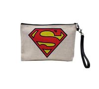Astuccio in lino - Super Heros fumetto - Astuccio per trucco in tela effetto lino, portamonete - 15 x 10 cm, lino, 23.5 x 15 cm, Astuccio per il trucco