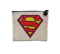Astuccio in lino - Super Heros fumetto - Astuccio per trucco in tela effetto lino, portamonete - 15 x 10 cm, lino, 15 x 10 cm, Astuccio per il trucco