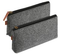 Astuccio in nylon ecologico e impermeabile, con cerniera di alta qualità, ideale per studenti dai 6 anni in su, superficie liscia, design compatto,
