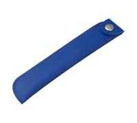 Astuccio in pelle PU Astuccio per penne retrò astuccio singolo con pulsante tinta unita borsa per penne forniture scolastiche borsa singola con bottone a pressione in pelle PU per la scuola