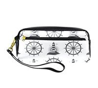 Astuccio in pelle PU per studenti astuccio per studenti mito unicorni cartone animato spazio pianeta cancelleria organizer con scomparti astuccio con cerniera per adolescenti ragazze ragazzi,