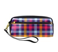 Astuccio in pelle PU per studenti astuccio per studenti mito unicorni cartone animato spazio pianeta cancelleria organizer con scomparti astuccio con cerniera per adolescenti ragazze ragazzi,