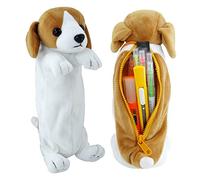 Astuccio in peluche 3D, morbido astuccio per penne a forma di cane, per ragazze e ragazzi, materiale scolastico (Beagle), Beagle., 3.94 x 3.15 x 10.24 in, Tempo libero