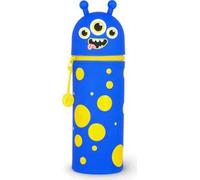 Legami - Kawaii Astuccio Scuola 2 in 1 in Morbido Silicone, Tema Monster, Portapenne da Tavolo, Chiusura con Cerniera, Penne Pastelli Pennarelli, H 21.5 cm