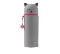 Astuccio in silicone a tubo Cat Lovers gatto grigio