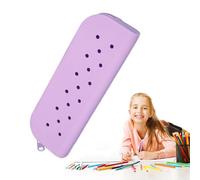 Astuccio in silicone - Supporto per fori in silicone di grande capacità per penne - Simpatico astuccio morbido per cancelleria, monete, chiavi, portamatite per cosmetici, prodotti per la cura della pe