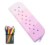 Astuccio in silicone | Supporto per fori in silicone di grande capacità per penne - Simpatico astuccio morbido per cancelleria, monete, chiavi, portamatite per cosmetici, prodotti per la cura della pe