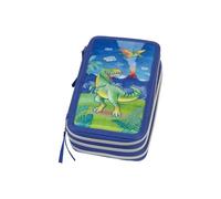 Astuccio in tre pezzi con accessori dinosauri