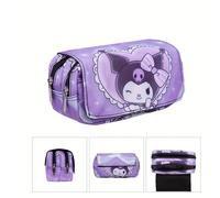 Astuccio Kawaii Hello Kitty, con design a , parte della serie Sanrio con uno stile Kuromi, rimovibile per i fan, come regalo di compleanno per e ottimo per la cancelleria