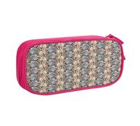 Astuccio leggero per cancelleria con stampa zebra e giraffa, per scuola, università, ufficio, viaggi, ragazzi, ragazze e adulti, rosa, Taglia unica, Set di zaini per la scuola