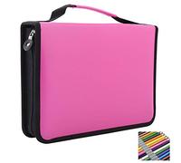 Astuccio Matite 150 Slot, Grande Capacità Astuccio Scuola in Pelle Pu, Penne Tasca Organizzatore Borsa Cancelleria, Buon