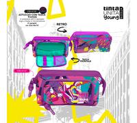 Astuccio Maxi TintaUnita Young Teen Tasca frontale Boy e Girl Borsellino Cancell
