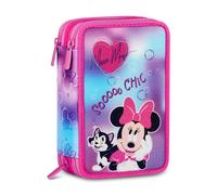 Astuccio Minnie Chic Touch 3 Zip 44 Pezzi