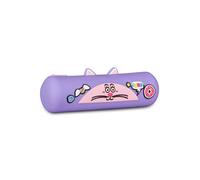 Astuccio Mitamini Animals Mitama, Chiusura con Zip, In Silicone, Lavanda, Bambini e Ragazzi, Scuola e Tempo Libero