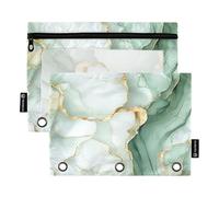 Astuccio morbido con tasche per raccoglitori, con 3 anelli, con fori per raccoglitore, per studenti, casa, viaggi, biglietti, biglietti