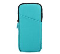 Astuccio multifunzionale per penne, borsa per il trucco compatta e leggera per gli oggetti essenziali da viaggio, offre una robusta chiusura a