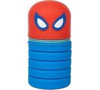 Astuccio multifunzione per bambini con personaggio 3D - Astuccio in silicone trasformabile in portapenne da tavolo, morbido e capiente, ideale per scuola elementare (Spiderman)