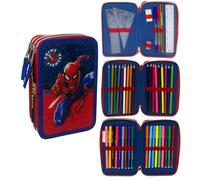 ASTUCCIO MULTISCOMPARTO SPIDERMAN MARVEL 3 ZIP PER LA SCUOLA PORTACOLORI GIOTTO