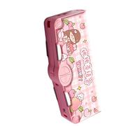 Astuccio multiuso con forbici, temperamatite, nastro per avvolgere le dita, righello, gomma, articoli scolastici per bambini, studenti, penne per ragazze, Taotao Tea Party