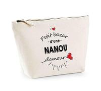Astuccio Nanou Bazar d'amore | Borsa per il trucco idea regalo, beige, Astuccio da toilette