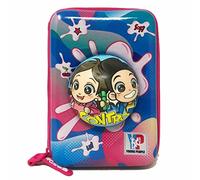 Astuccio One Time 1 zip con Squishy Me contro te colori, penne