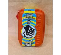 ASTUCCIO ONE TIME tintaUNITA ARANCIONE 1 zip 3 scomparti cod.28882
