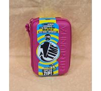 ASTUCCIO ONE TIME tintaUNITA FUCSIA 1 zip 3 scomparti cod.28880